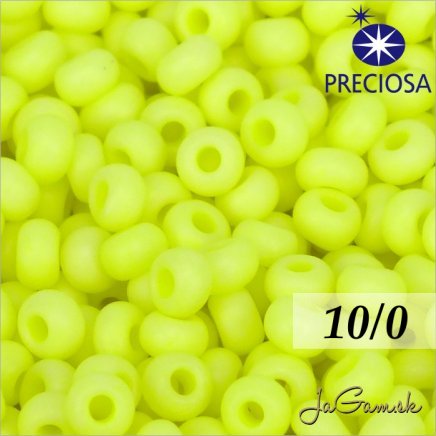 Rokajl Preciosa 10/0 žltá NEON 10g (16002_10)
